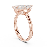 Gold Ring DDLR-785, Rose Gold, view 1