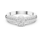 Gold Ring 19-120014L, White Gold, view 4