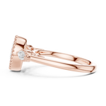 Gold Ring DDLR-275, Rose Gold, view 3