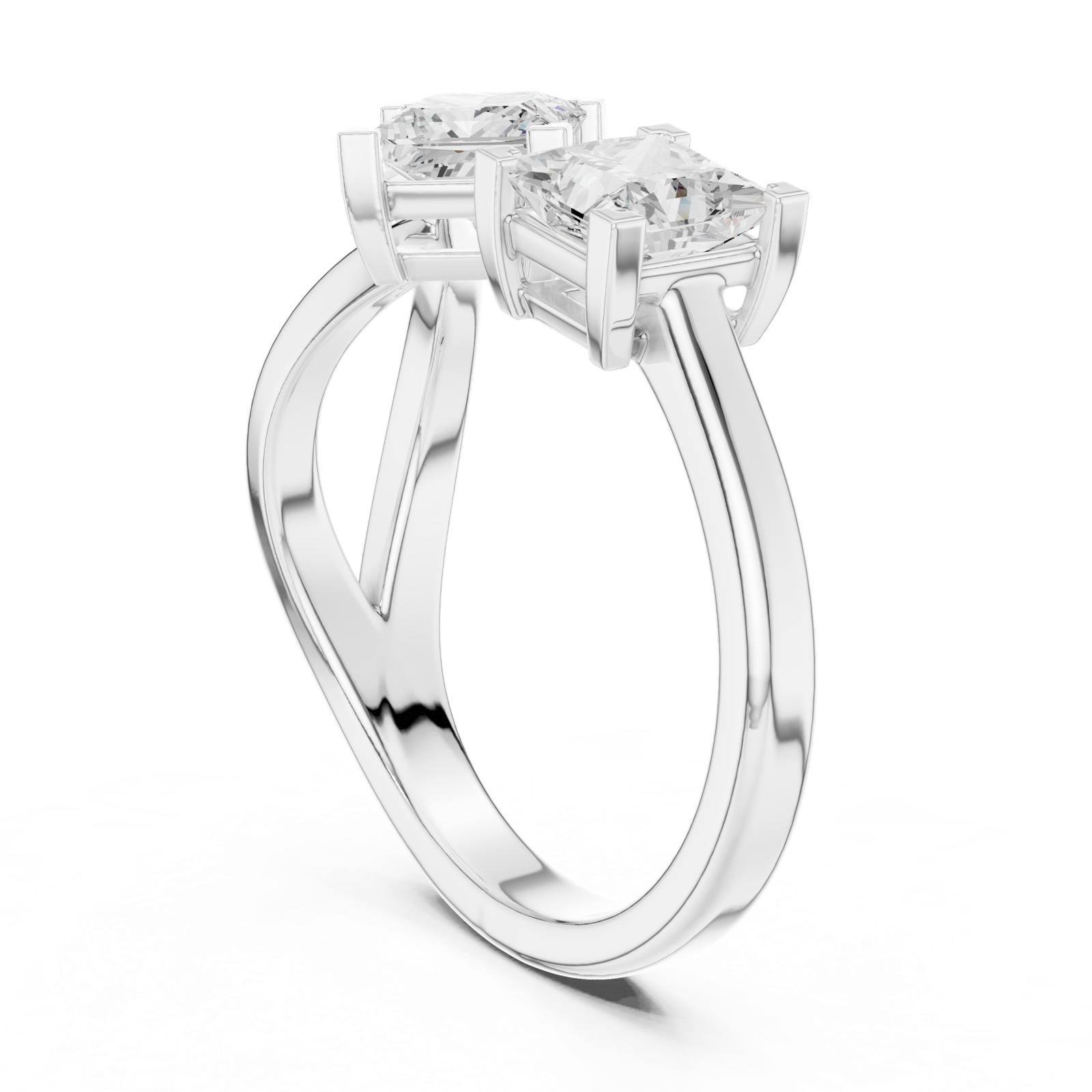 Gold Ring DDLR-485, White Gold