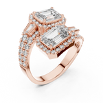 Gold Ring DDLR-014, Rose Gold, view 2