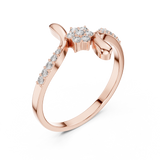 Gold Ring 1 (181), Rose Gold, view 2
