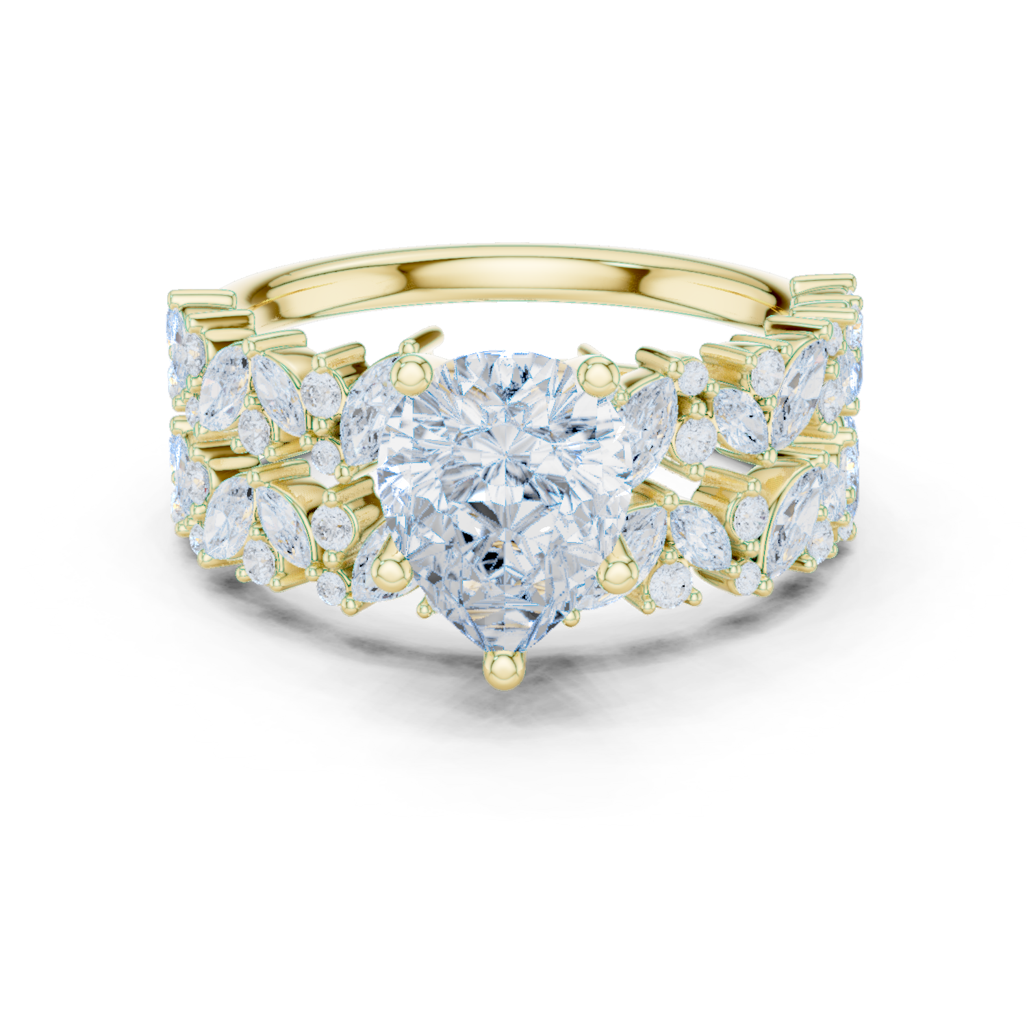 Gold Ring DDLR-944, Yellow Gold