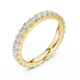 Gold Ring DDLR-606, Yellow Gold, view 2