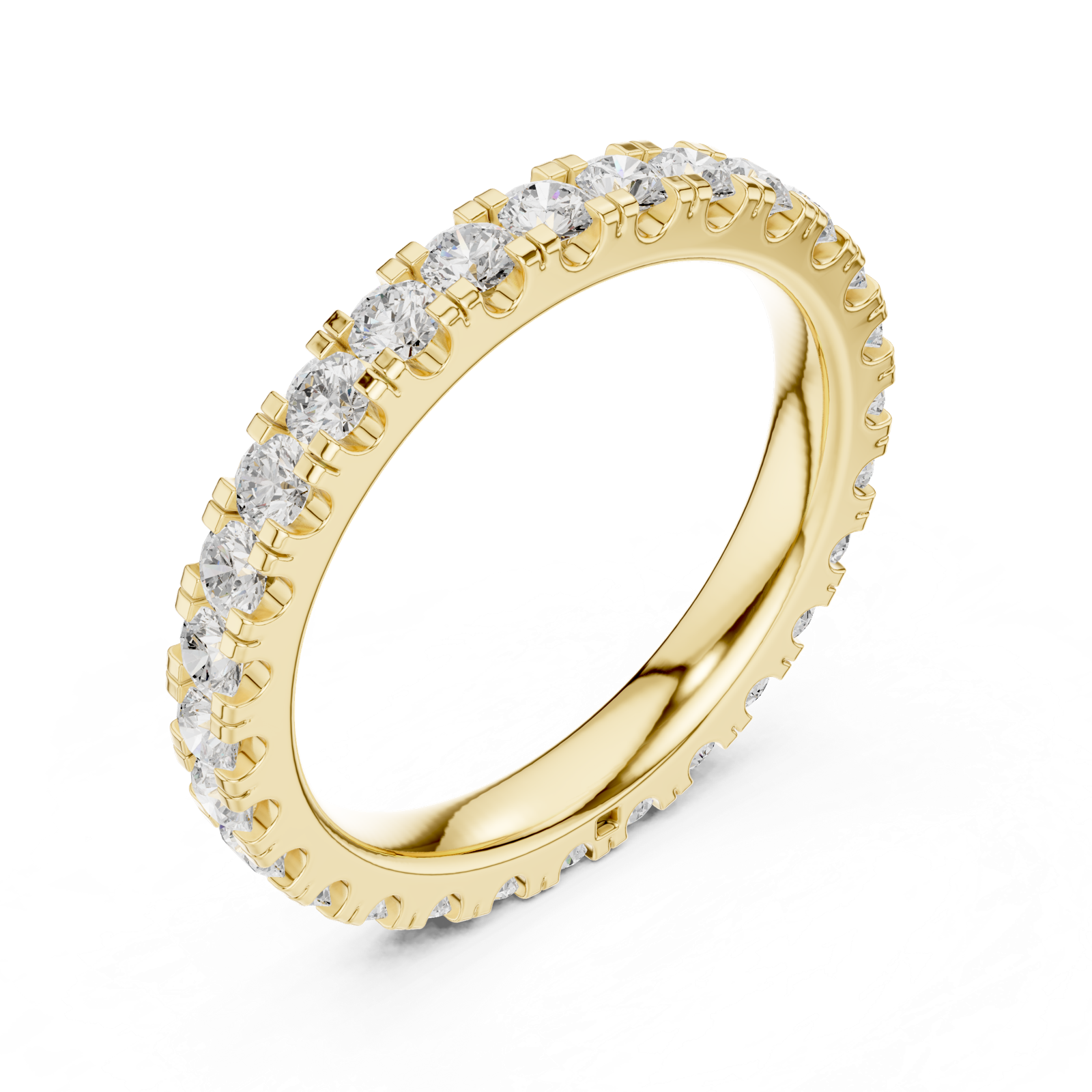 Gold Ring DDLR-606, Yellow Gold, view 2