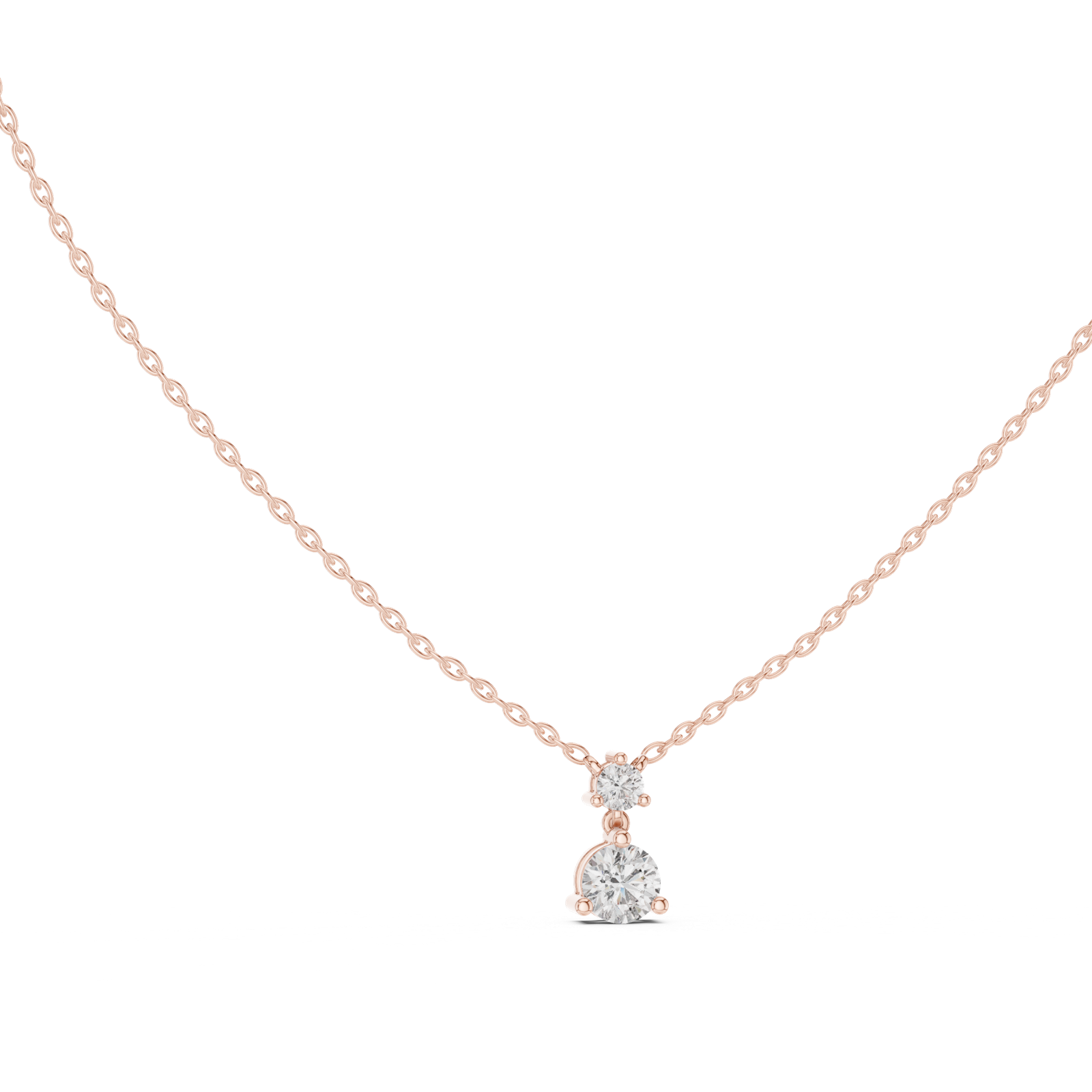 Gold Pendant GPD-0025, Rose Gold, view 1