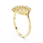 Gold Ring DR-6257, Yellow Gold, view 1