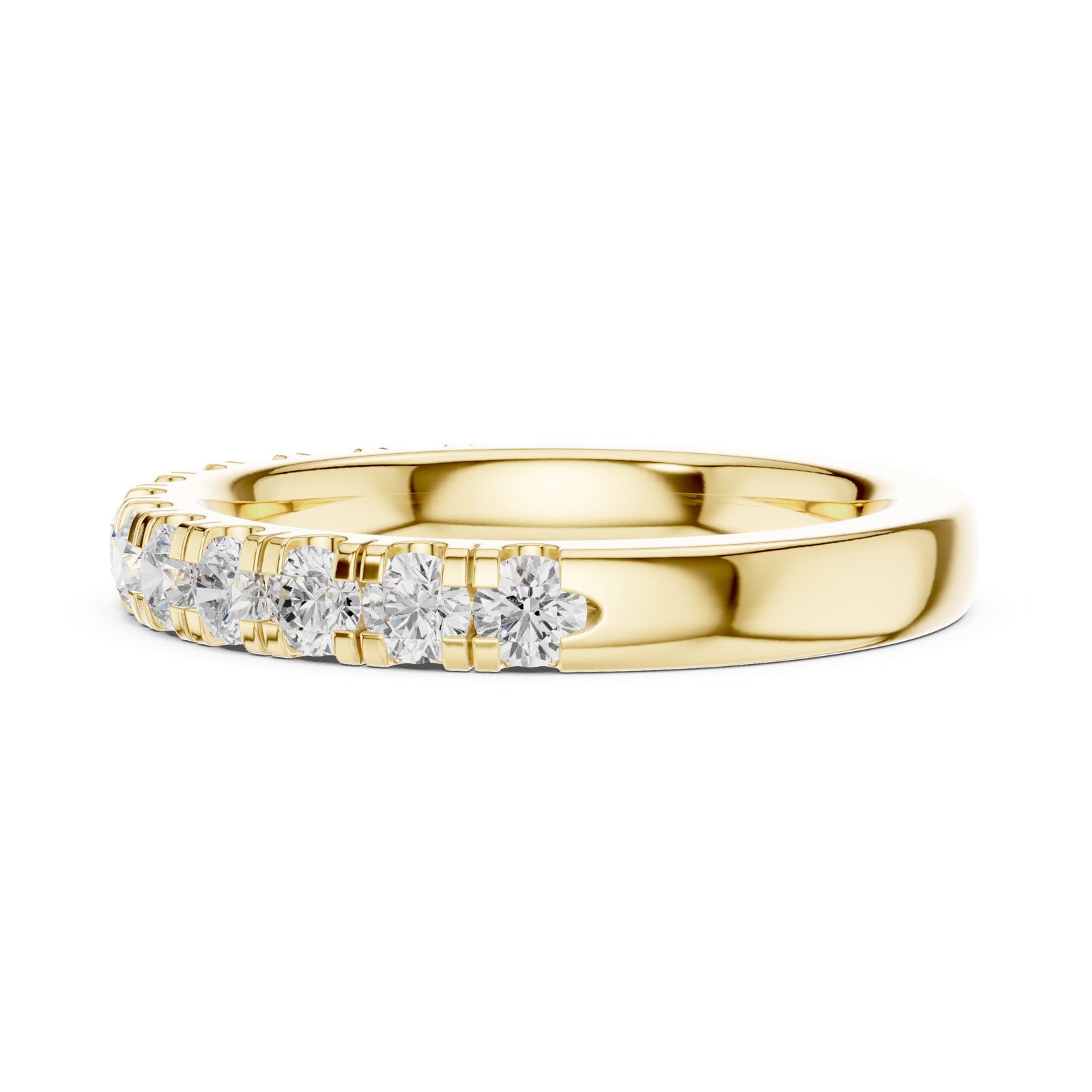 Gold Ring DDLR-597, Yellow Gold, view 3