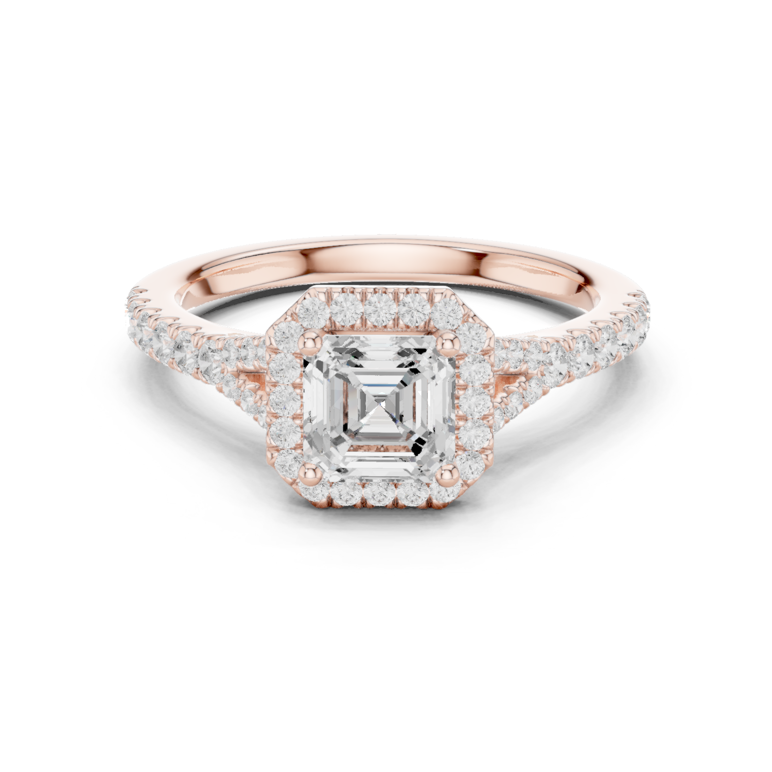 Gold Ring DDLR-908, Rose Gold