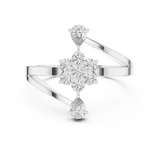 Gold Ring ALR-162, White Gold, view 4