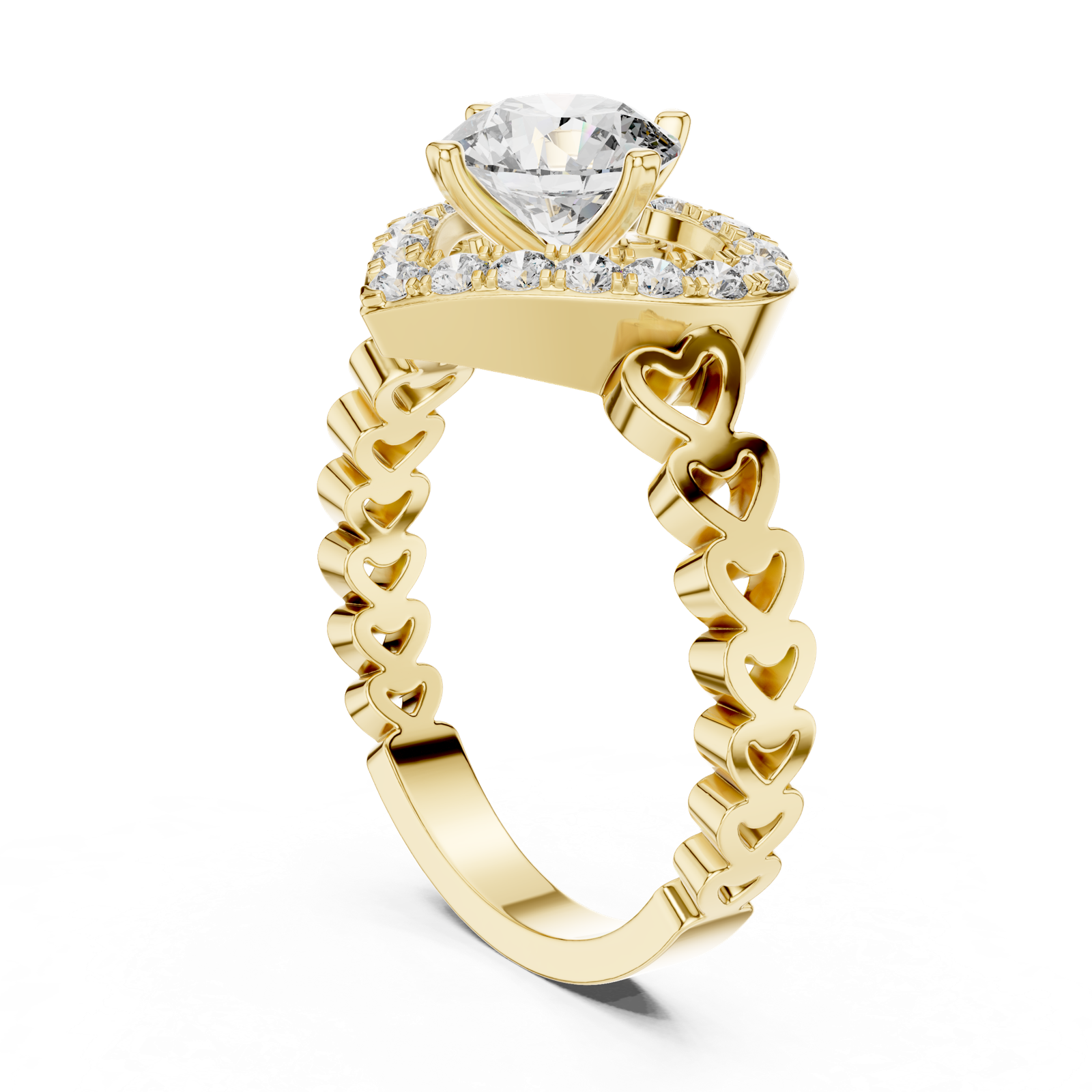 Gold Ring LR-0095, Yellow Gold, view 1