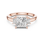 Gold Ring DDLR-871, Rose Gold, view 4