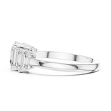 Gold Ring DDLR-1111, White Gold, view 3