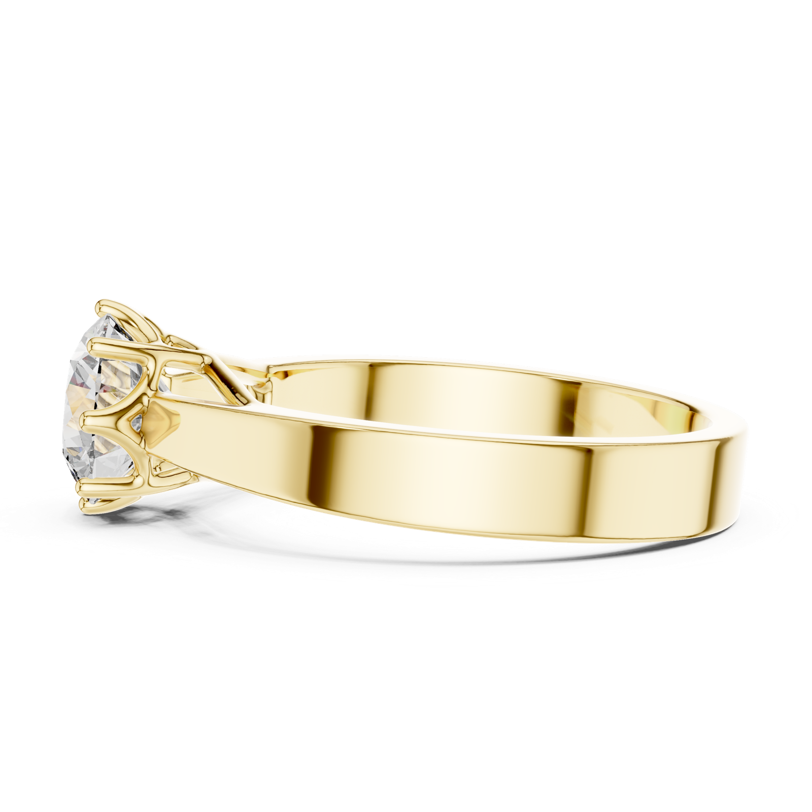 Gold Ring LR-0001, Yellow Gold, view 3