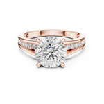 Gold Ring DDLR-999, Rose Gold, view 4