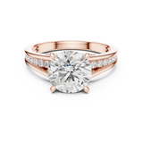 Gold Ring DDLR-999, Rose Gold, view 4