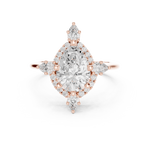 Gold Ring DDLR-337, Rose Gold, view 4