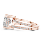 Gold Ring L03-1384, Rose Gold, view 3