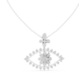 Gold Pendant GPD-0020, White Gold, view 1