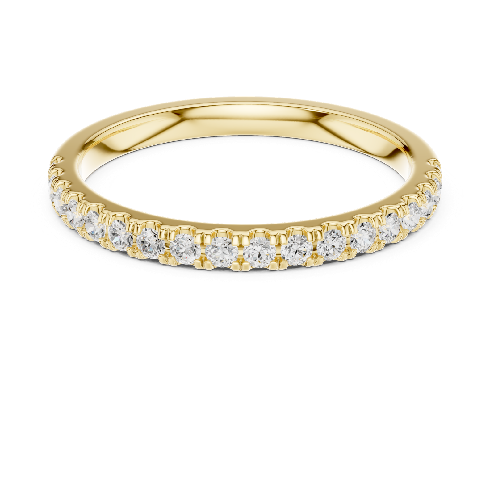 Gold Ring DDLR-789, Yellow Gold, view 4
