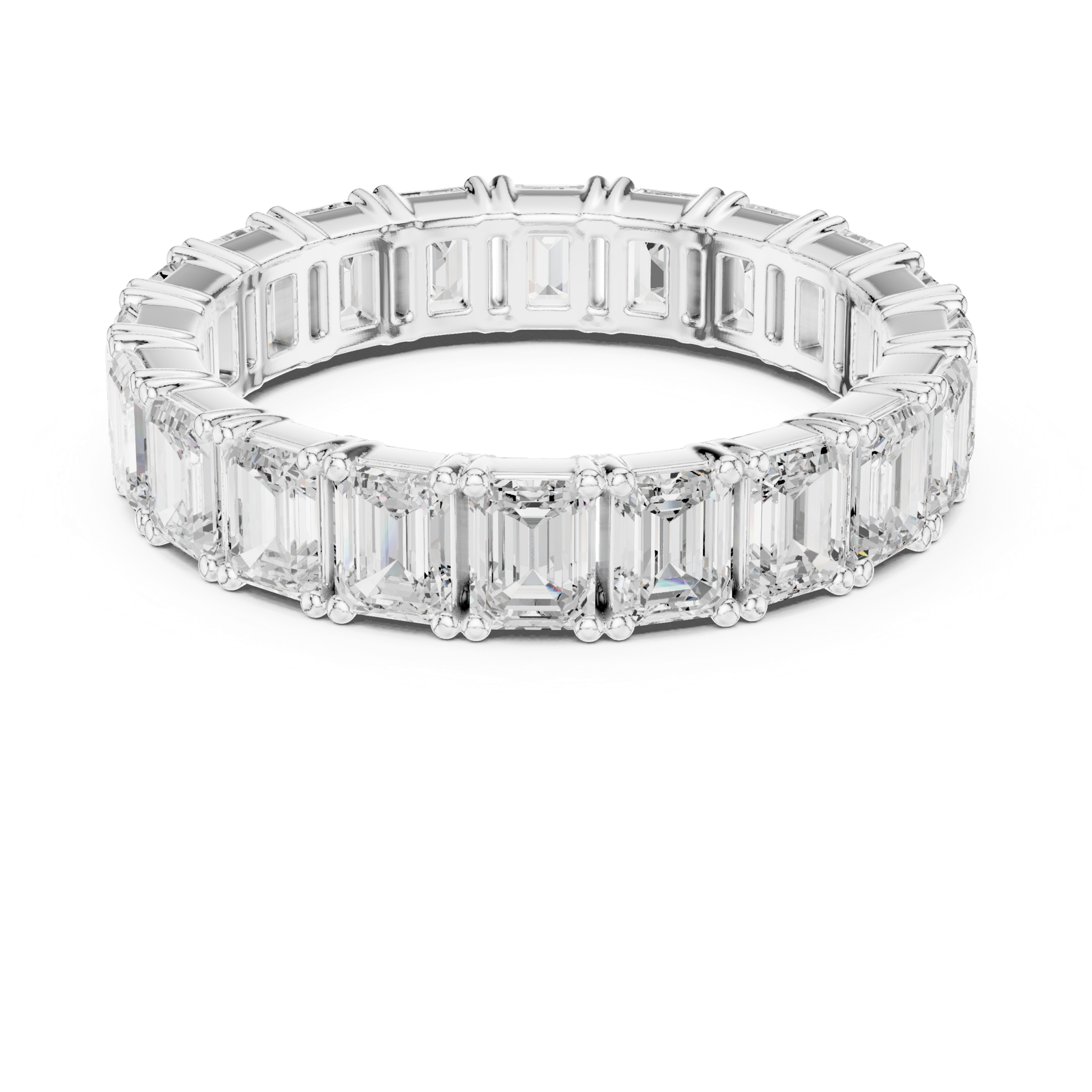Gold Ring DDLR-626, White Gold, view 4