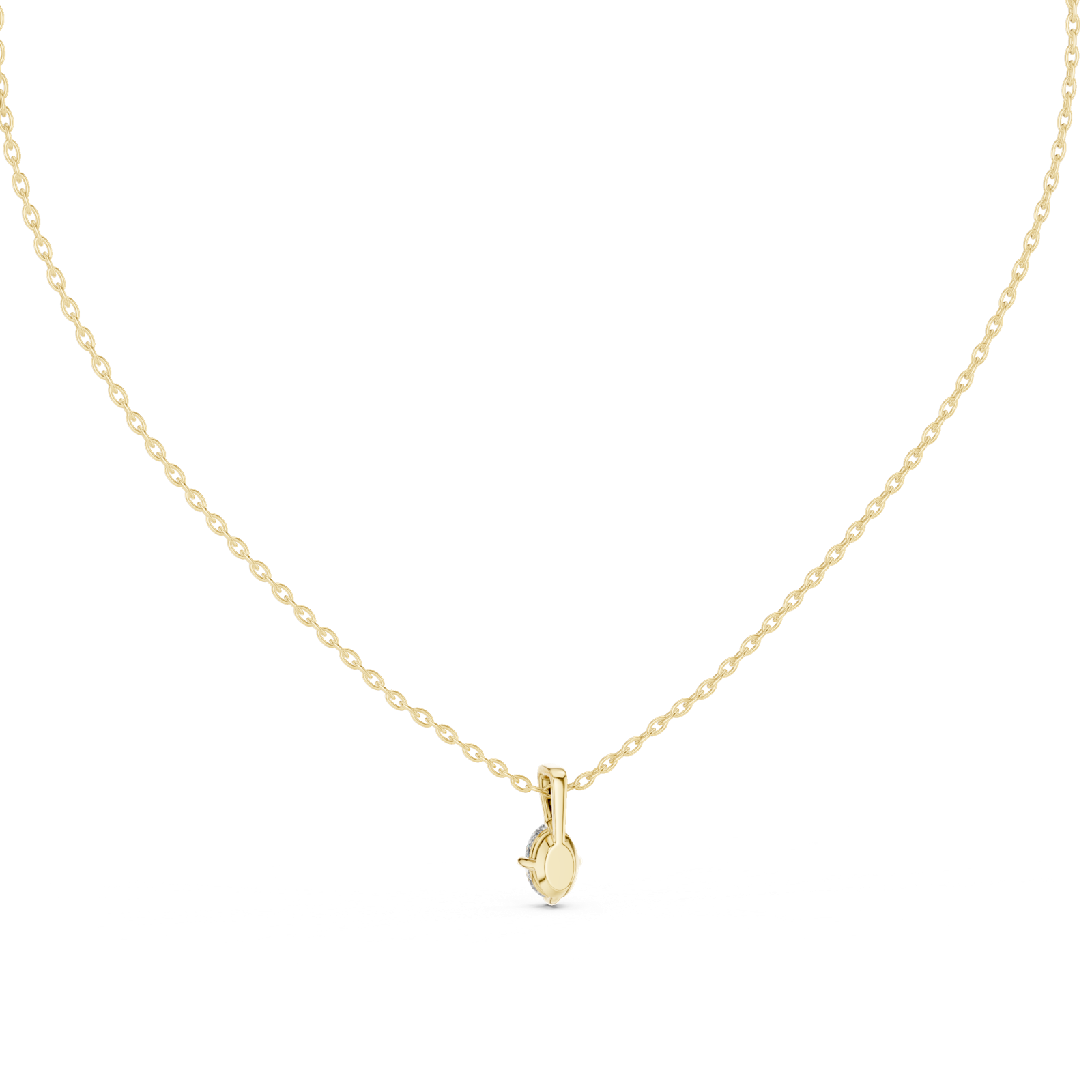 Gold Pendant GPD-0048, Yellow Gold, view 4
