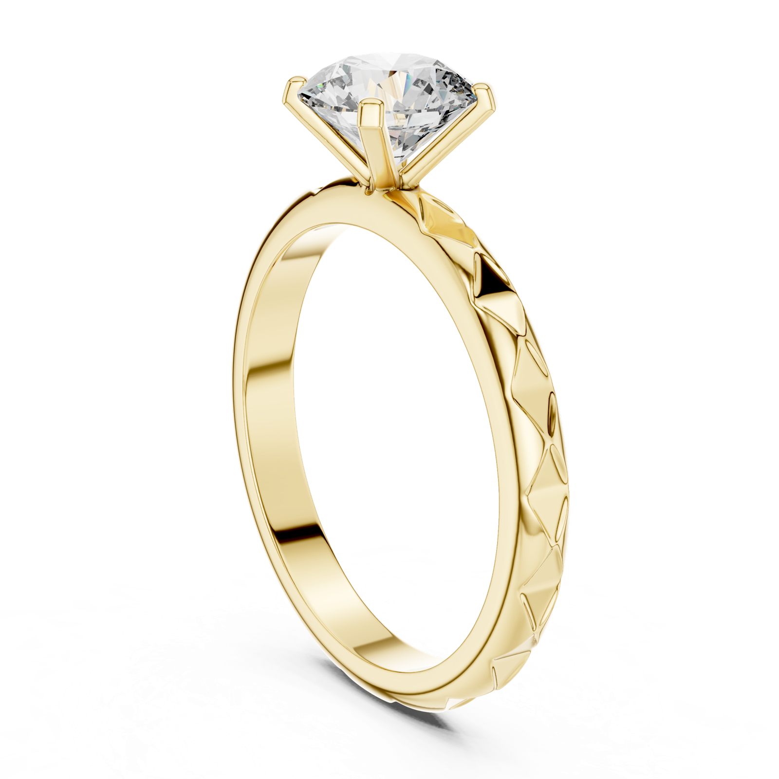 Gold Ring LR-0020, Yellow Gold, view 1