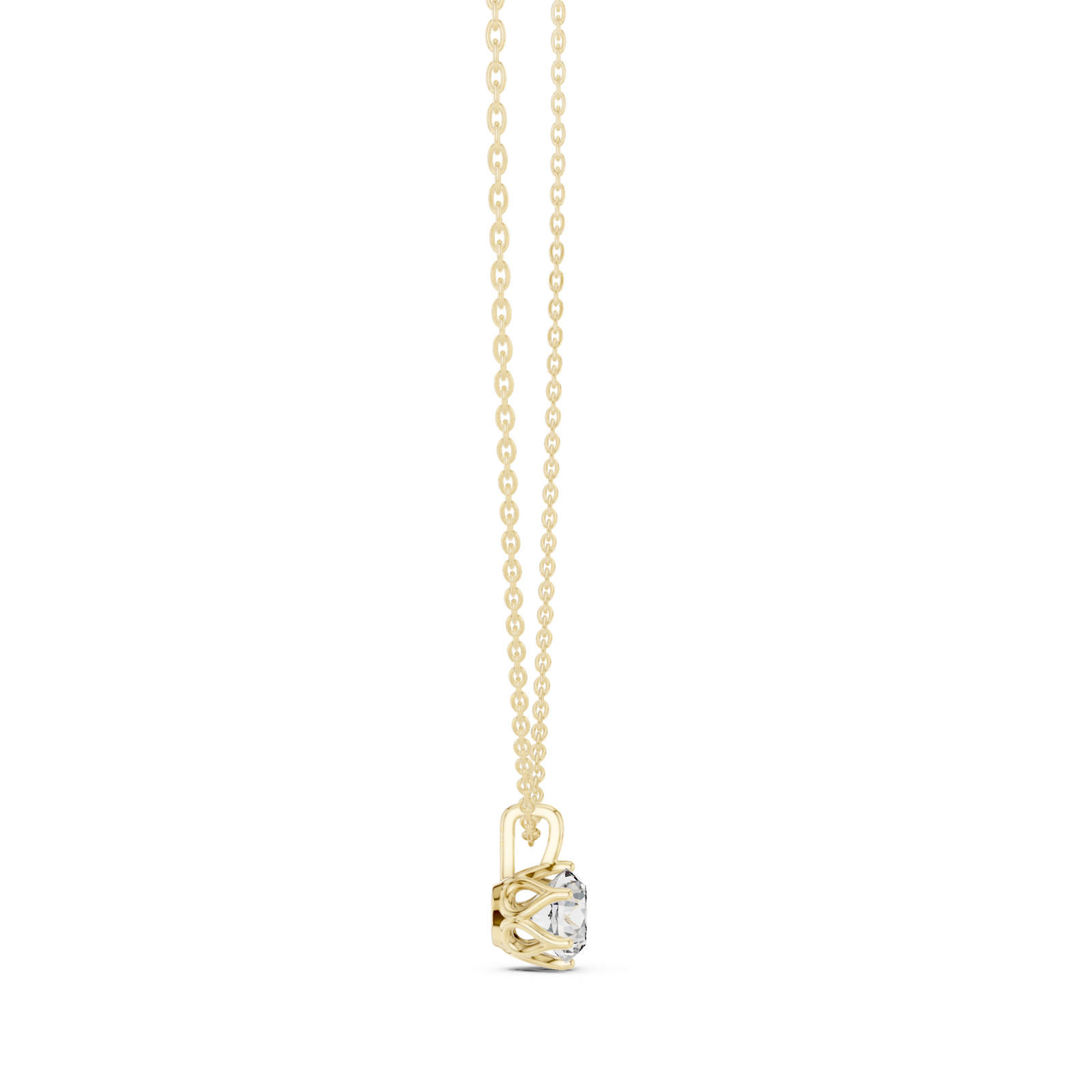 Gold Pendant GPD-0039, Yellow Gold, view 3