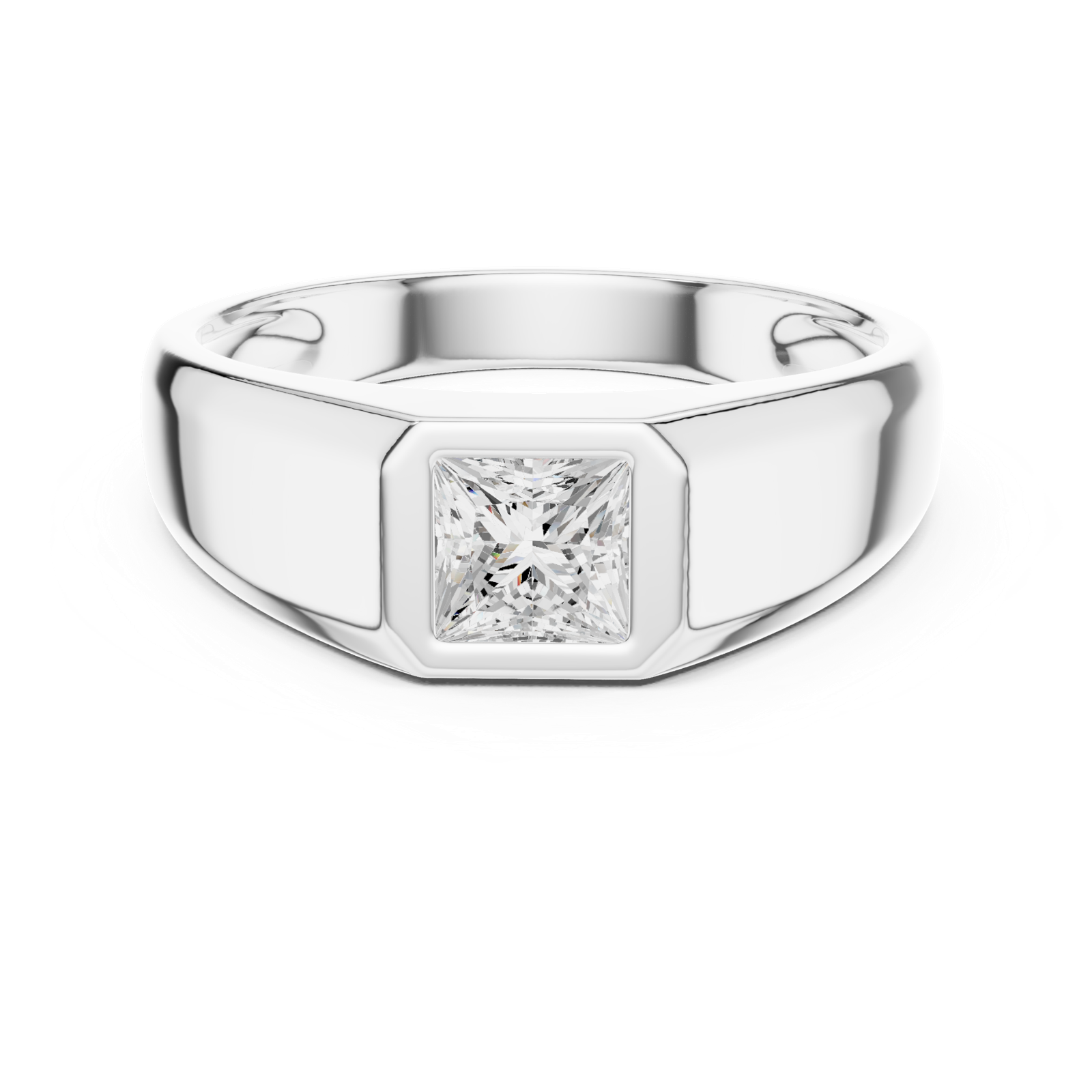 Gold Ring SBMR(29), White Gold