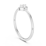 Gold Ring LR-01 (96), White Gold
