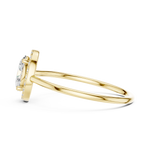 Gold Ring HLR-203, Yellow Gold, view 3