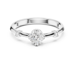 Gold Ring DDLR-796, White Gold, view 4