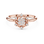 Gold Ring 1 (284), Rose Gold, view 4