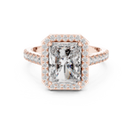 Gold Ring DDLR-202, Rose Gold, view 4
