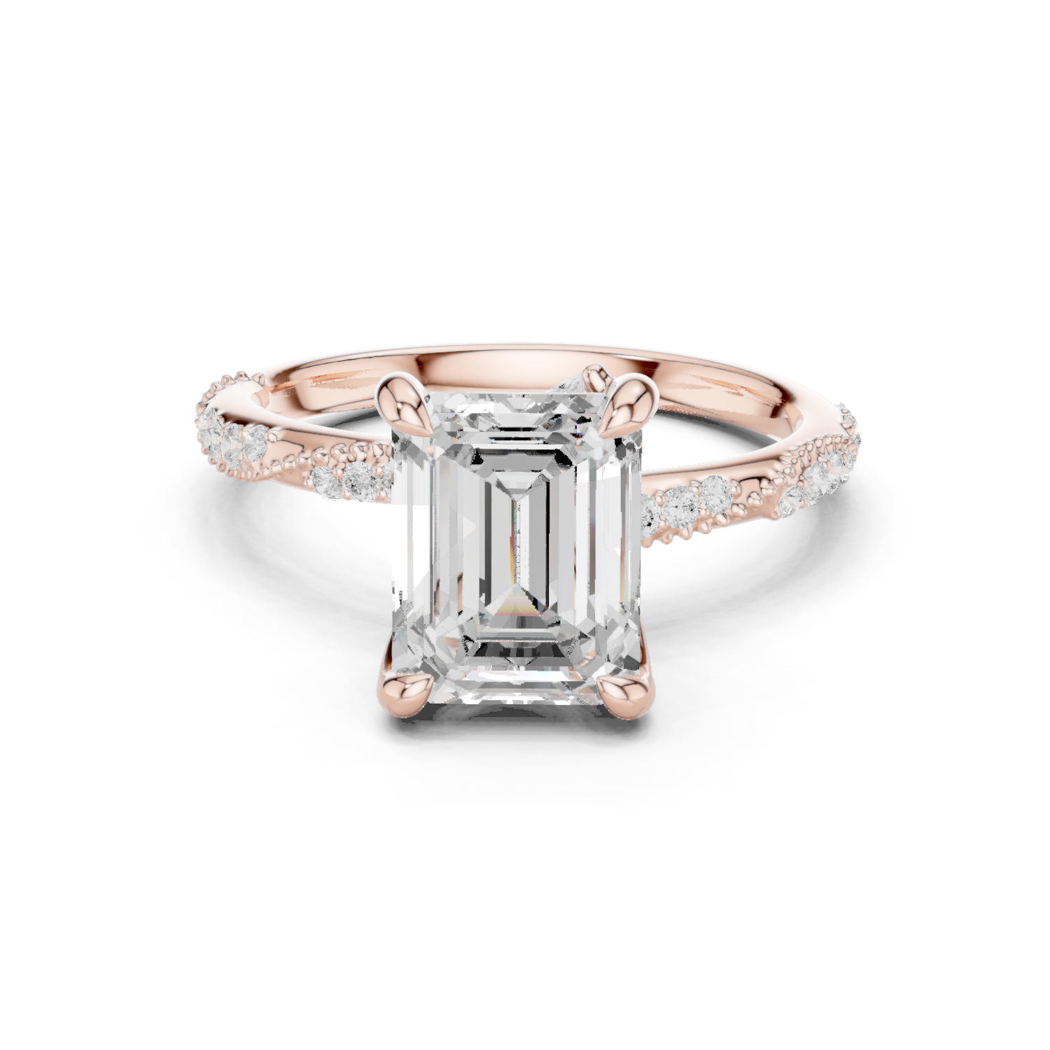 Gold Ring DDLR-898, Rose Gold