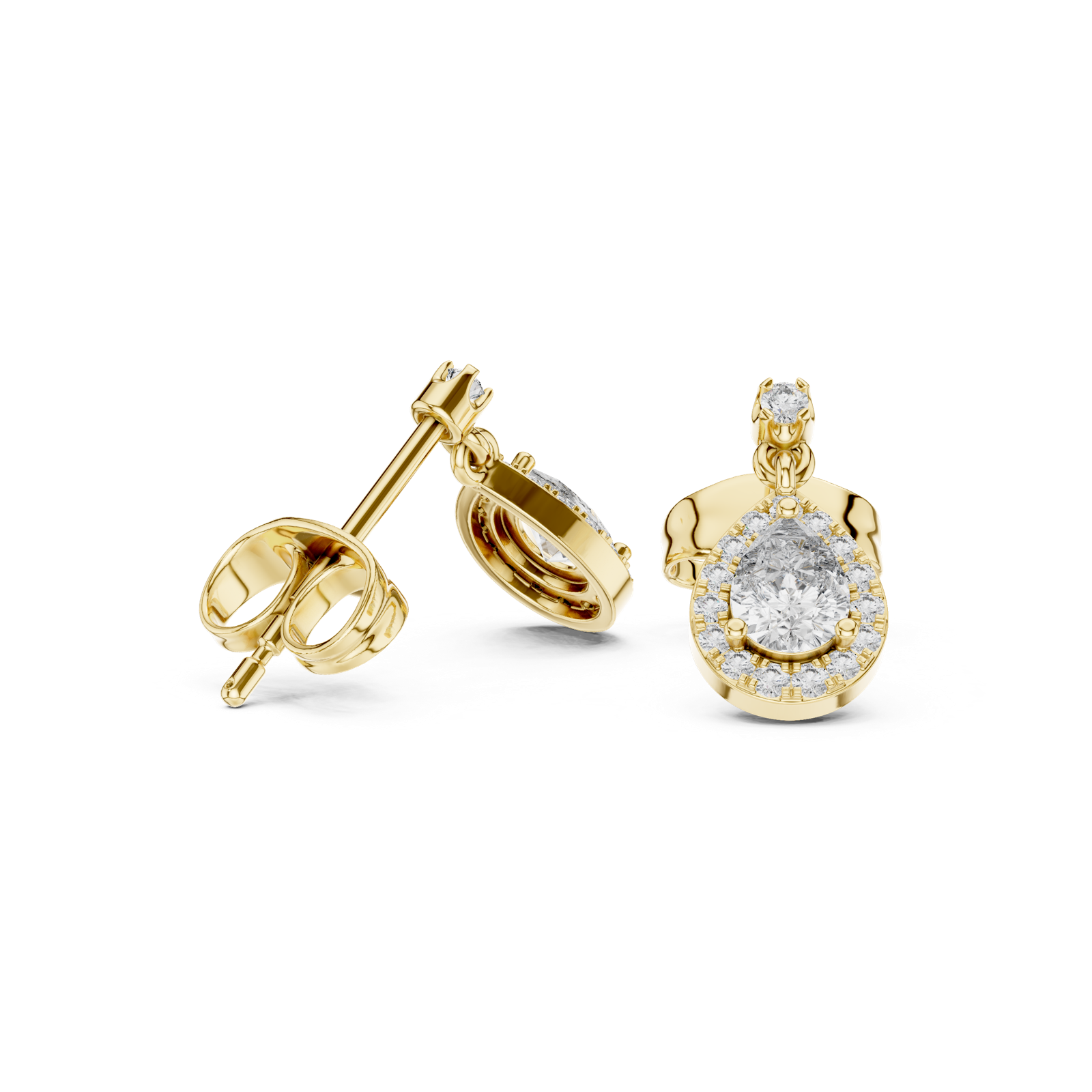 Gold Earrings 3-10004E_113_M, Yellow Gold