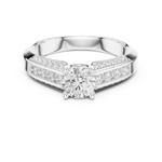 Gold Ring LR-0303, White Gold