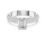 Gold Ring DDLR-1066, White Gold, view 4