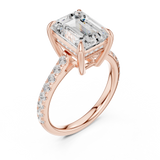 Gold Ring DDLR-1024, Rose Gold, view 2