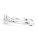 Gold Ring DDLR-518, White Gold, view 3