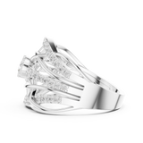 Gold Ring DDLR-769, White Gold, view 3