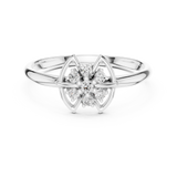 Gold Ring 1 (445), White Gold, view 4