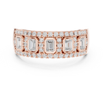 Gold Ring DDLR-450, Rose Gold, view 4