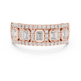 Gold Ring DDLR-450, Rose Gold, view 4