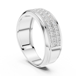 Gold Ring SBMR(8), White Gold