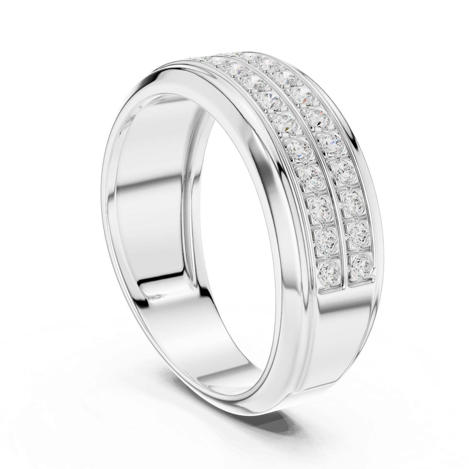 Gold Ring SBMR(8), White Gold