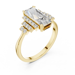 Gold Ring 00001L (40), Yellow Gold, view 2