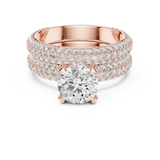 Gold Ring DDLR-012, Rose Gold, view 4