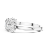 Gold Ring DDLR-1122, White Gold, view 3