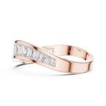 Gold Ring DDLR-009, Rose Gold, view 3
